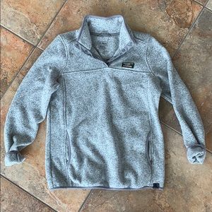 LL bean fleece pullover!